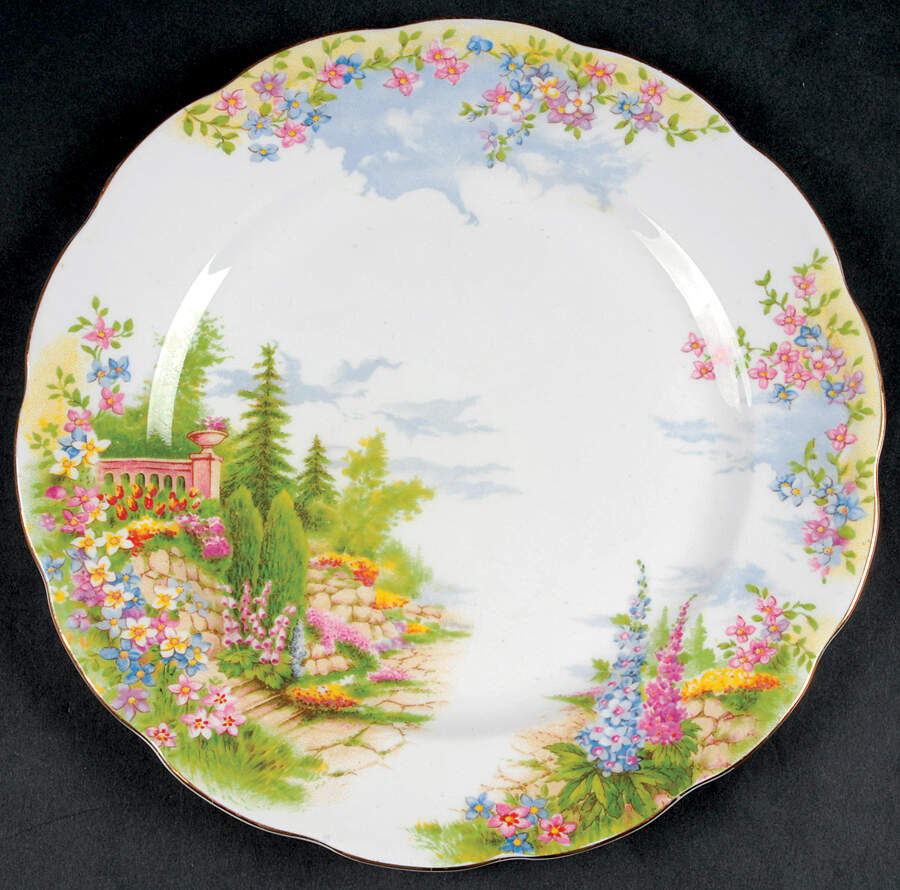 Kentish Rockery Dinner Plate by Royal Albert-1