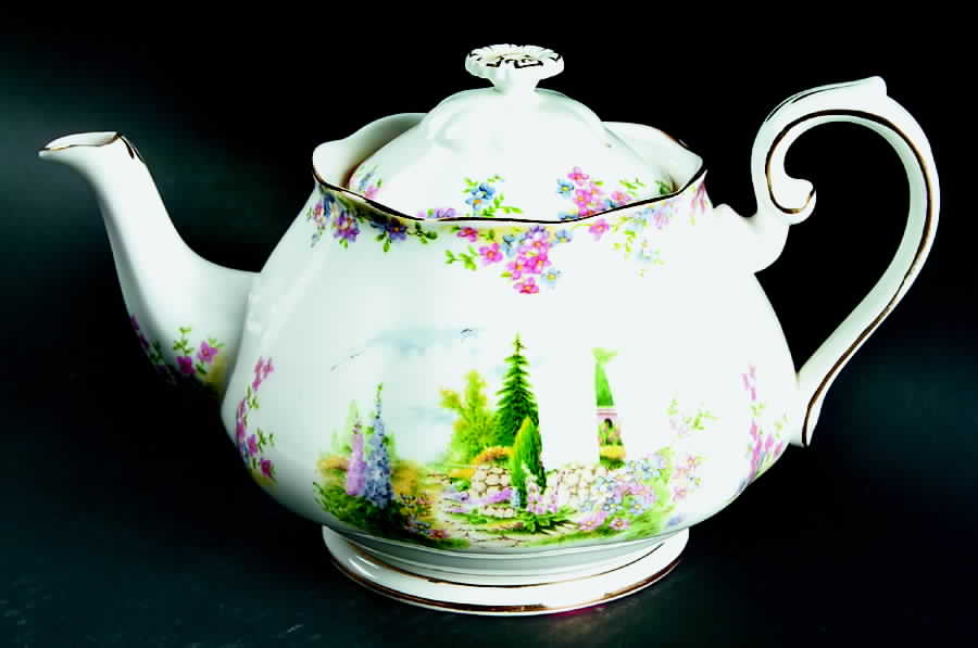 Kentish Rockery Teapot & Lid by Royal Albert-1