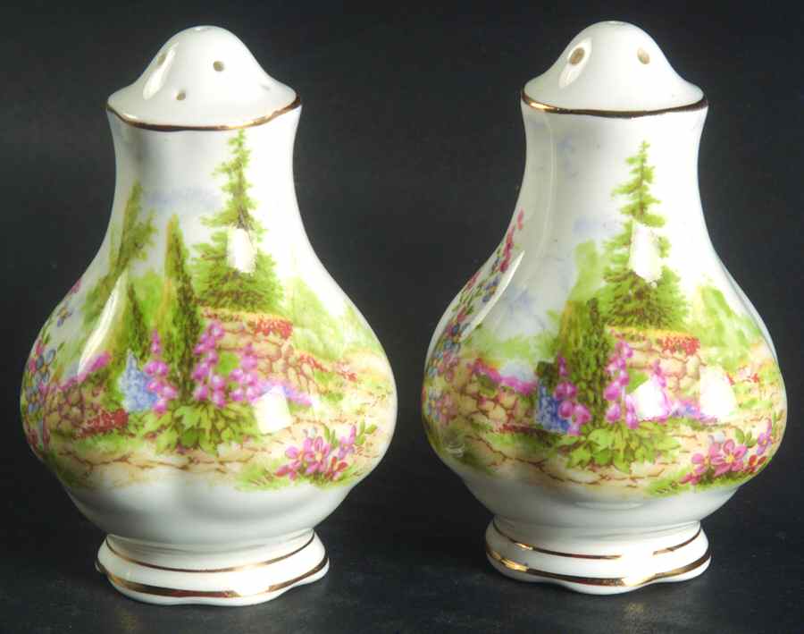 Kentish Rockery Salt & Pepper Set by Royal Albert-1