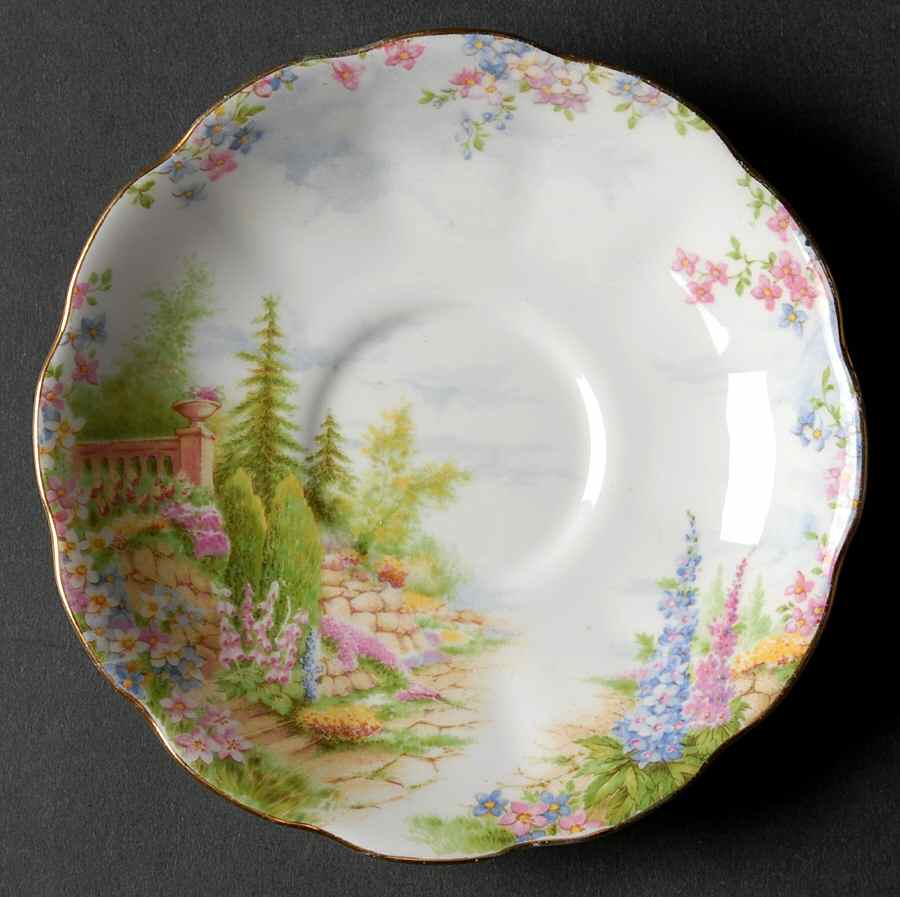 Kentish Rockery Saucer by Royal Albert-1