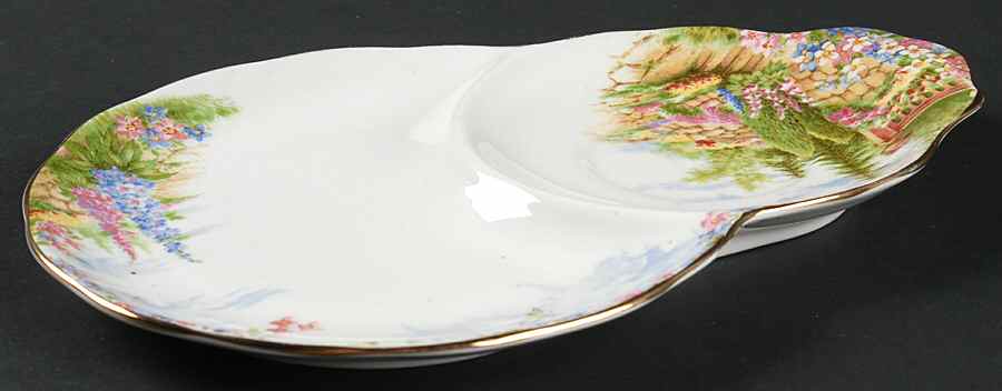 Kentish Rockery Plate for Dessert Plate & Cup Set by Royal Albert-1