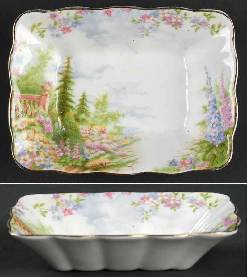 Kentish Rockery Rectangular Sweet Meat Dish by Royal Albert-1