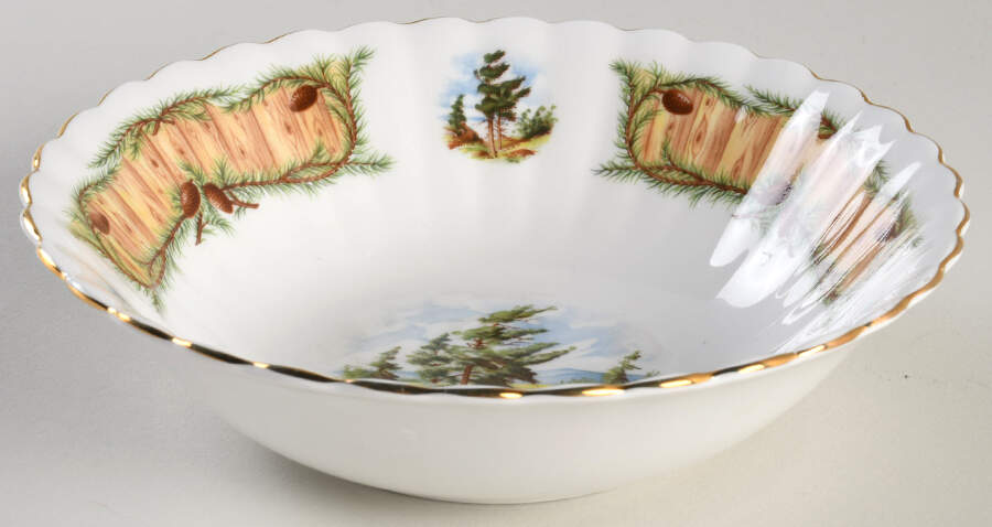 Knotty Pine Coupe Cereal Bowl by Royal Albert-1