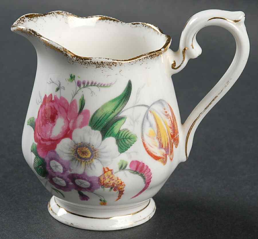 Lady Angela (Sprayed Gold Trim) Mini Creamer by Royal Albert-1