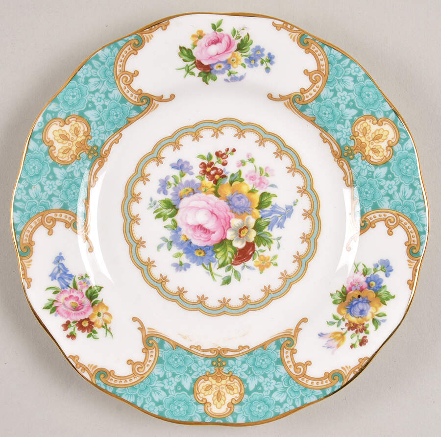 Lady Ascot Bread & Butter Plate by Royal Albert-1