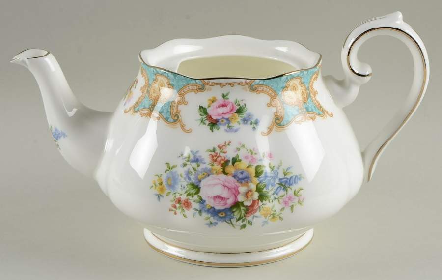 Lady Ascot Teapot No Lid by Royal Albert-1