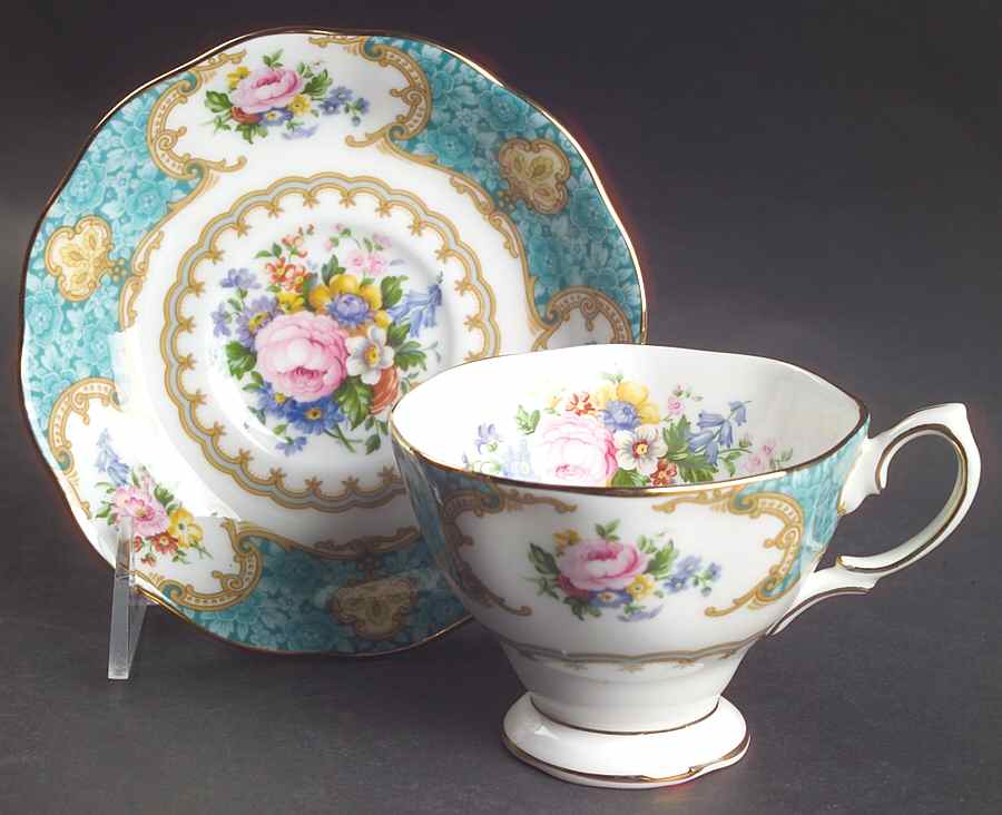 Lady Ascot Footed Cup & Saucer Set by Royal Albert-1