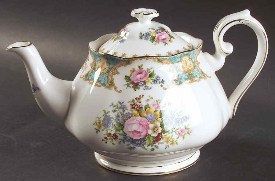Lady Ascot Teapot & Lid by Royal Albert-1