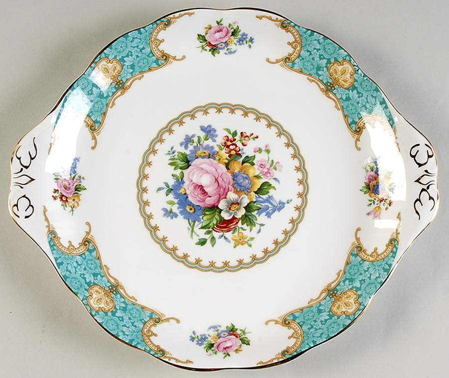 Lady Ascot Handled Cake Plate by Royal Albert-1