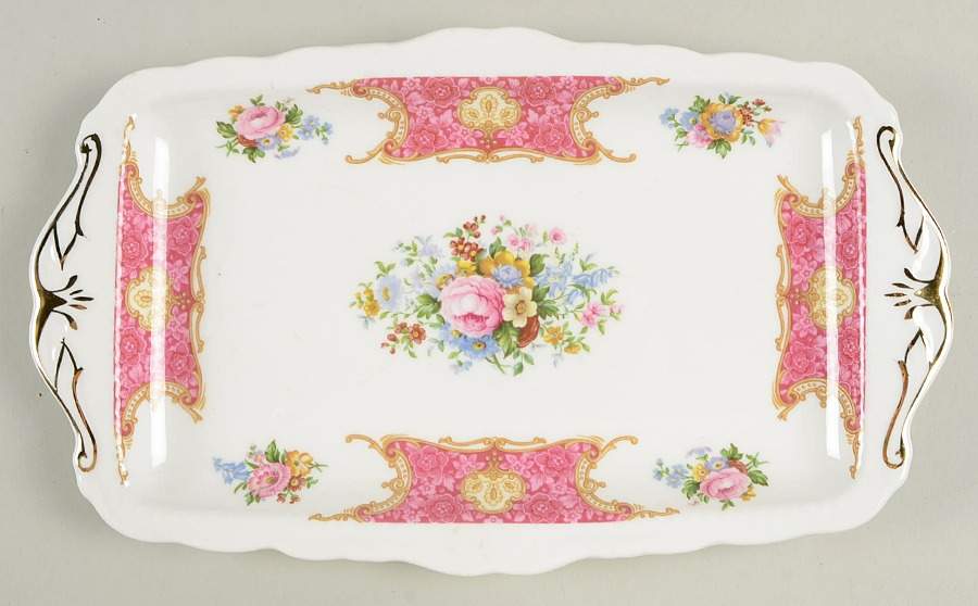 Lady Carlyle Large Sandwich Tray by Royal Albert-1