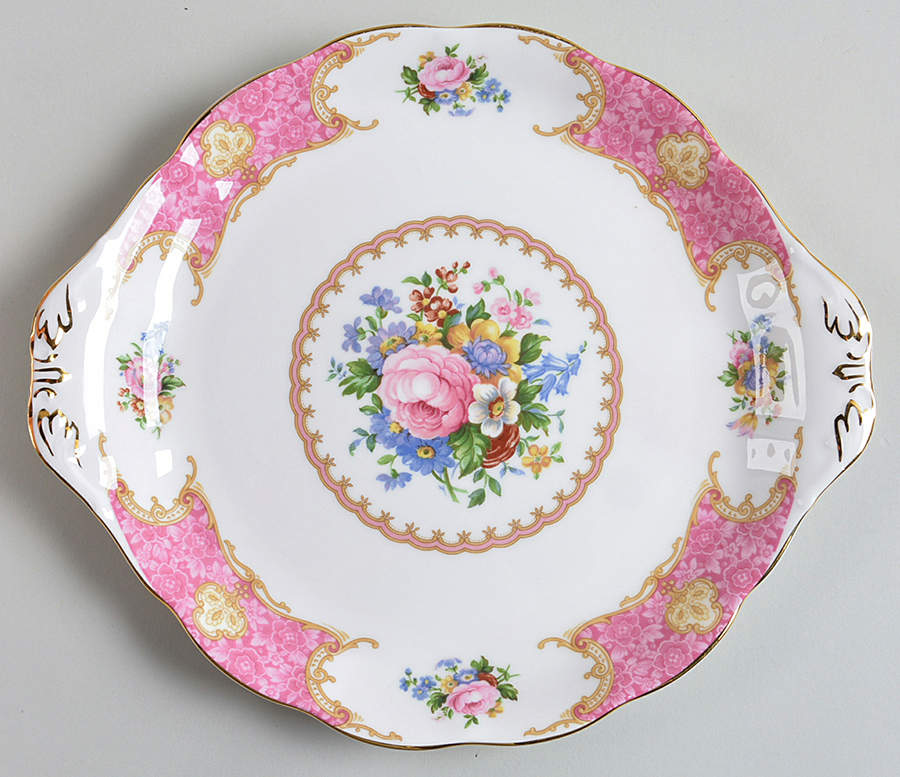 Lady Carlyle Handled Cake Plate by Royal Albert-1