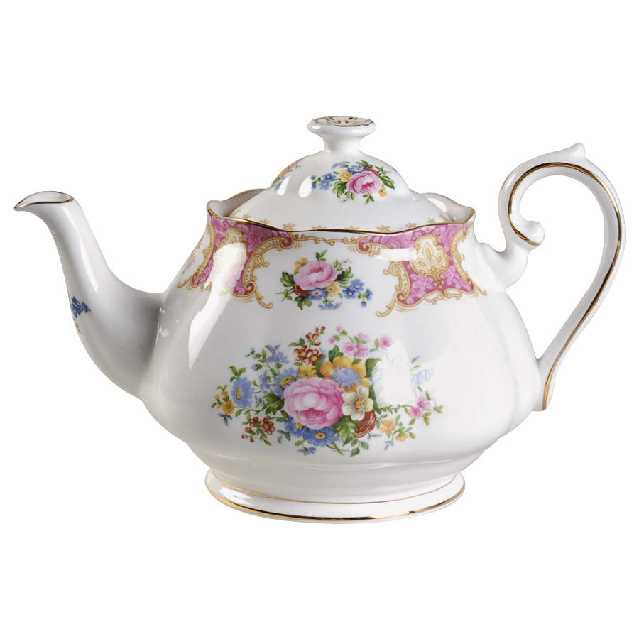 Lady Carlyle Teapot & Lid by Royal Albert-1