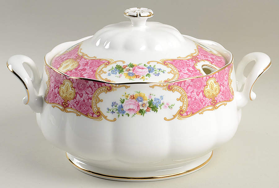 Lady Carlyle Tureen &  Lid by Royal Albert-1