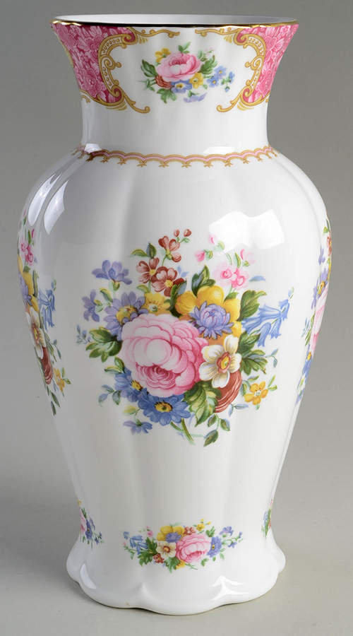 Lady Carlyle 12" Vase by Royal Albert-1