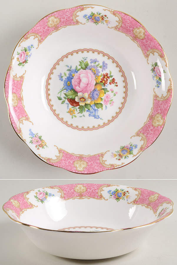 Lady Carlyle 9" Round Vegetable Bowl by Royal Albert-1