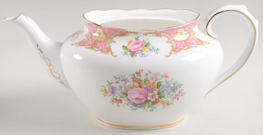 Lady Carlyle Oval Teapot No Lid by Royal Albert-1