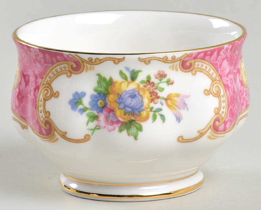 Lady Carlyle Mini Open Sugar Bowl by Royal Albert-1