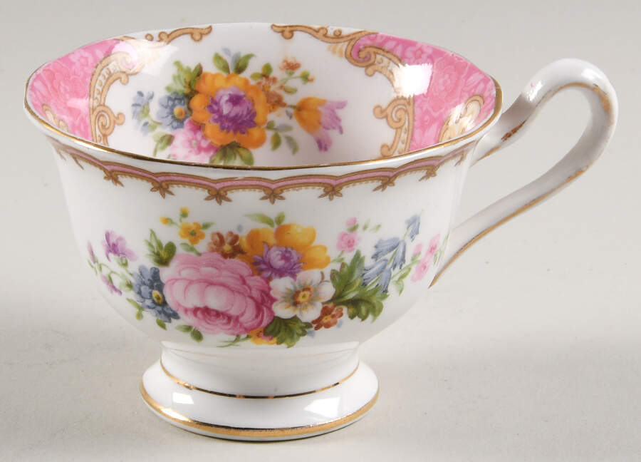 Lady Carlyle Footed Demitasse Cup by Royal Albert-1
