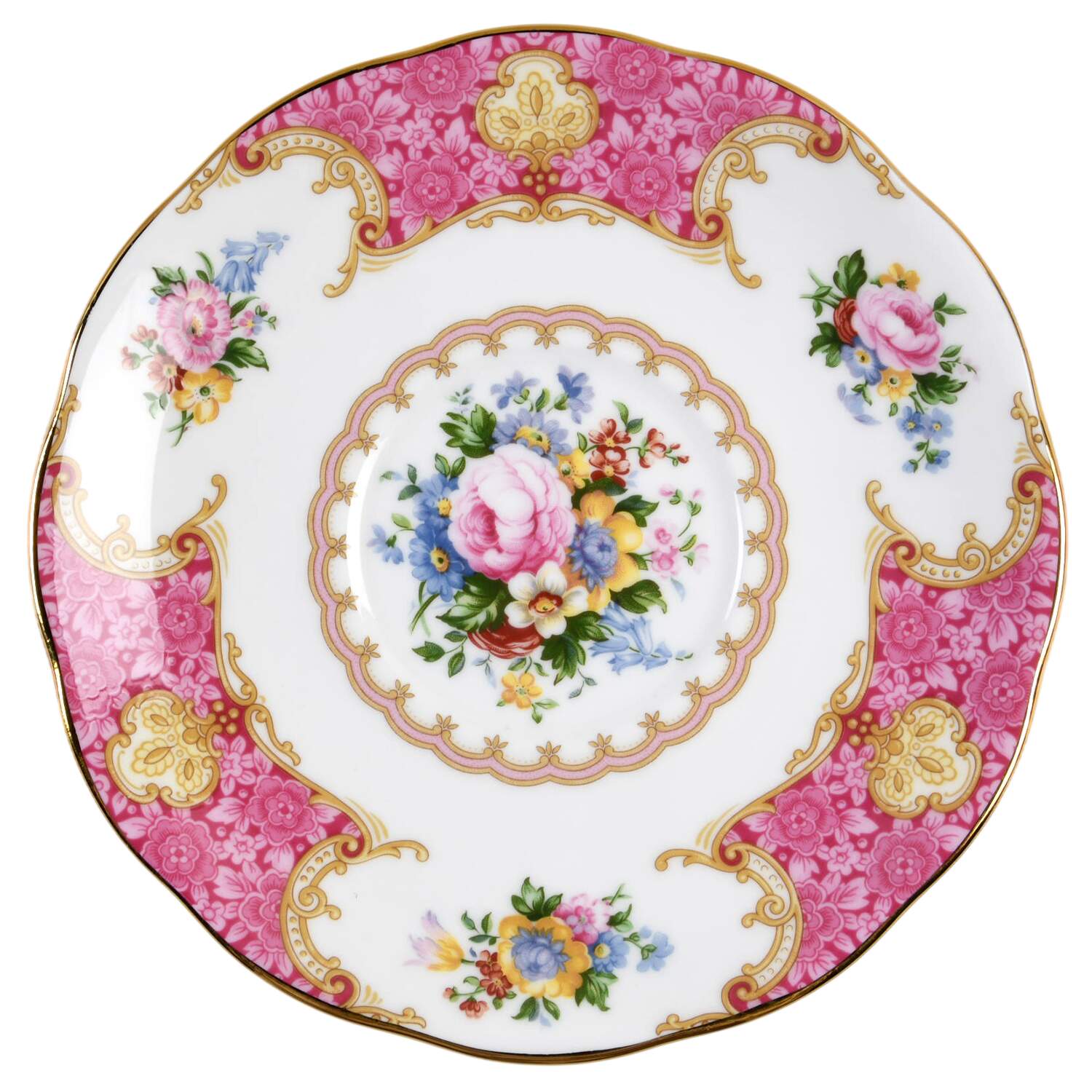 Lady Carlyle Saucer for Cream Soup Bowl by Royal Albert-1