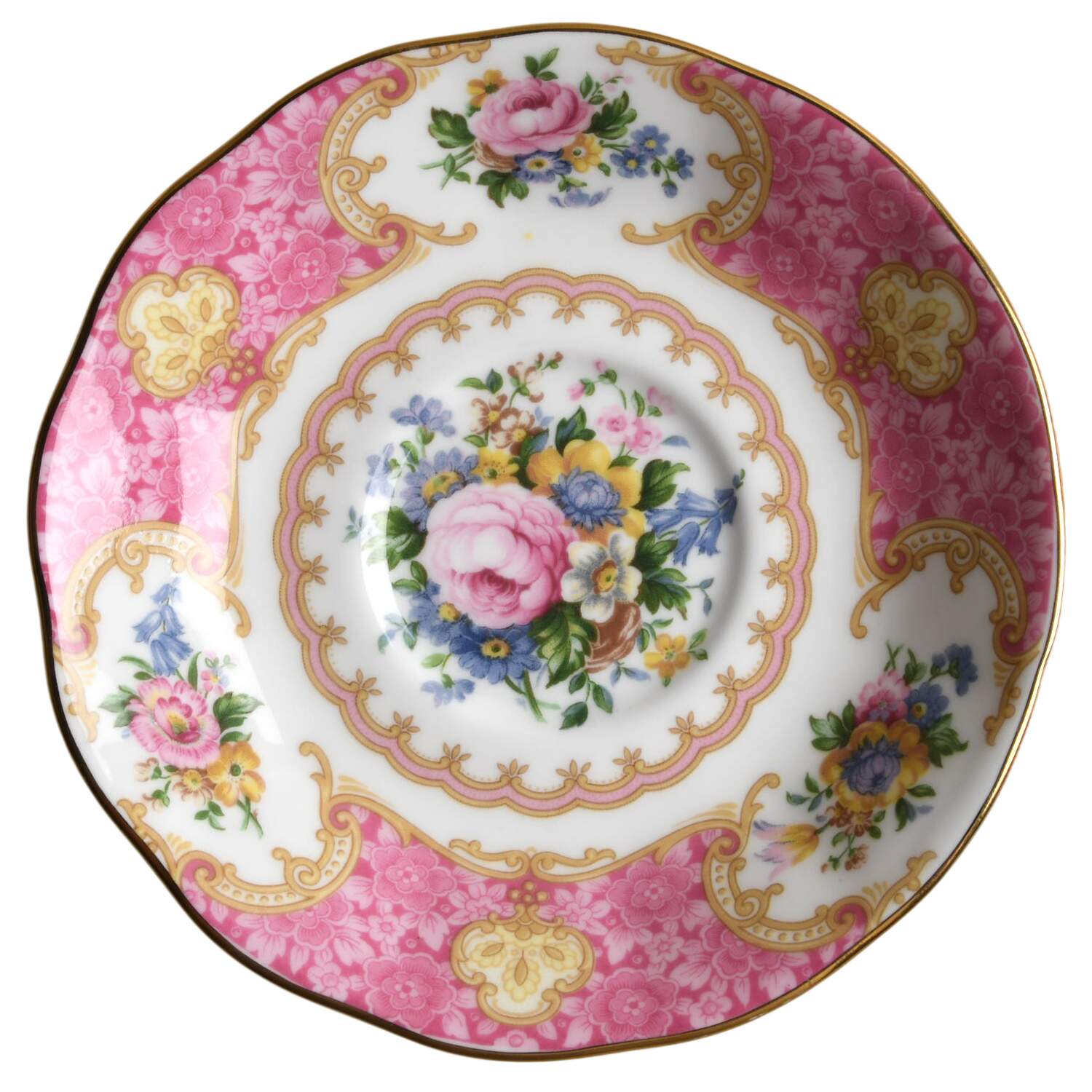 Lady Carlyle Saucer for Footed Cup by Royal Albert-1
