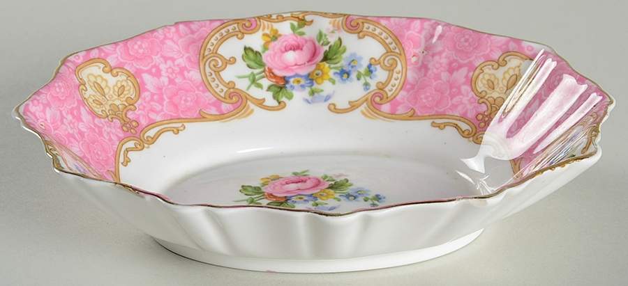 Lady Carlyle 6" Oval Sweet Meat Dish by Royal Albert-1