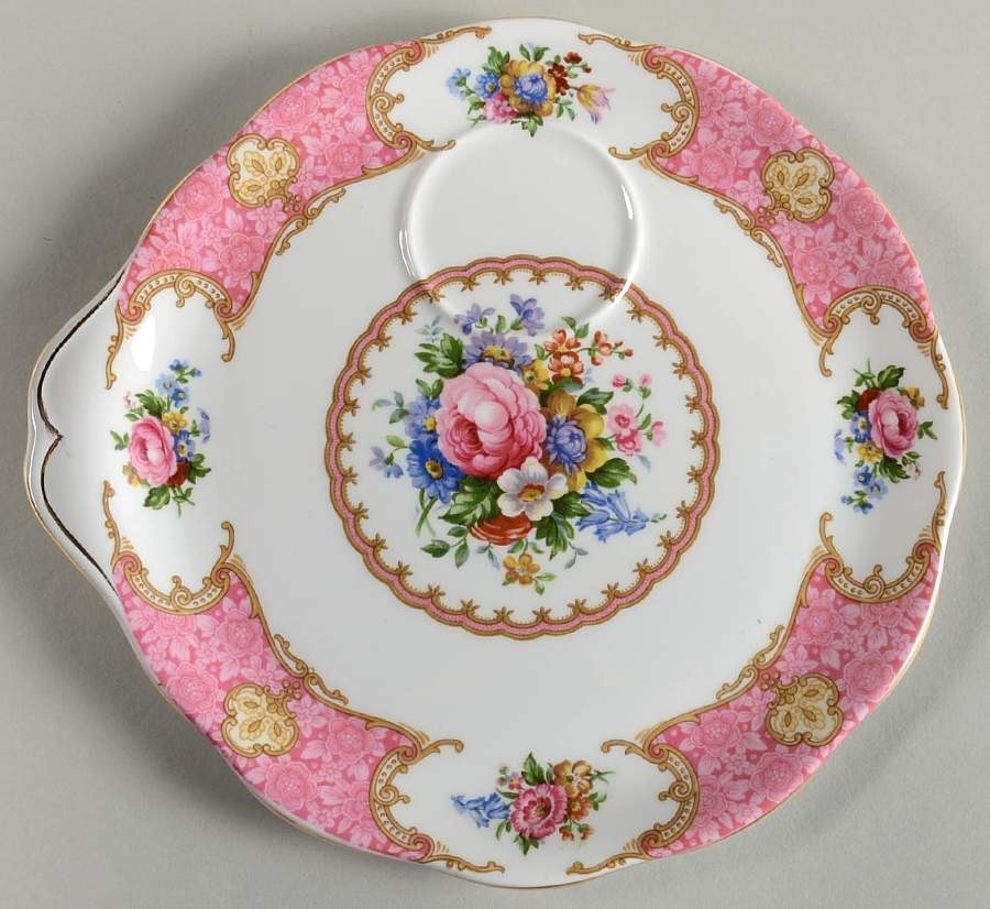 Lady Carlyle Snack Plate by Royal Albert-1