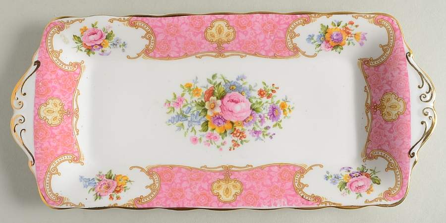 Lady Carlyle Small Sandwich Tray by Royal Albert-1