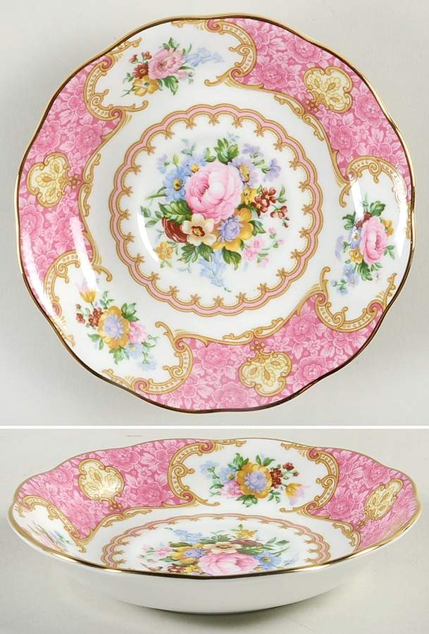 Lady Carlyle Saucer for Footed Cup by Royal Albert-1