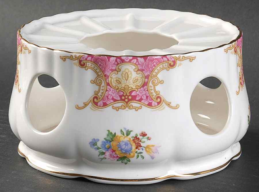 Lady Carlyle China Warmer Stand by Royal Albert-1
