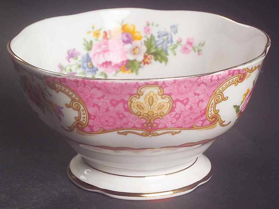 Lady Carlyle Open Sugar Bowl by Royal Albert-1