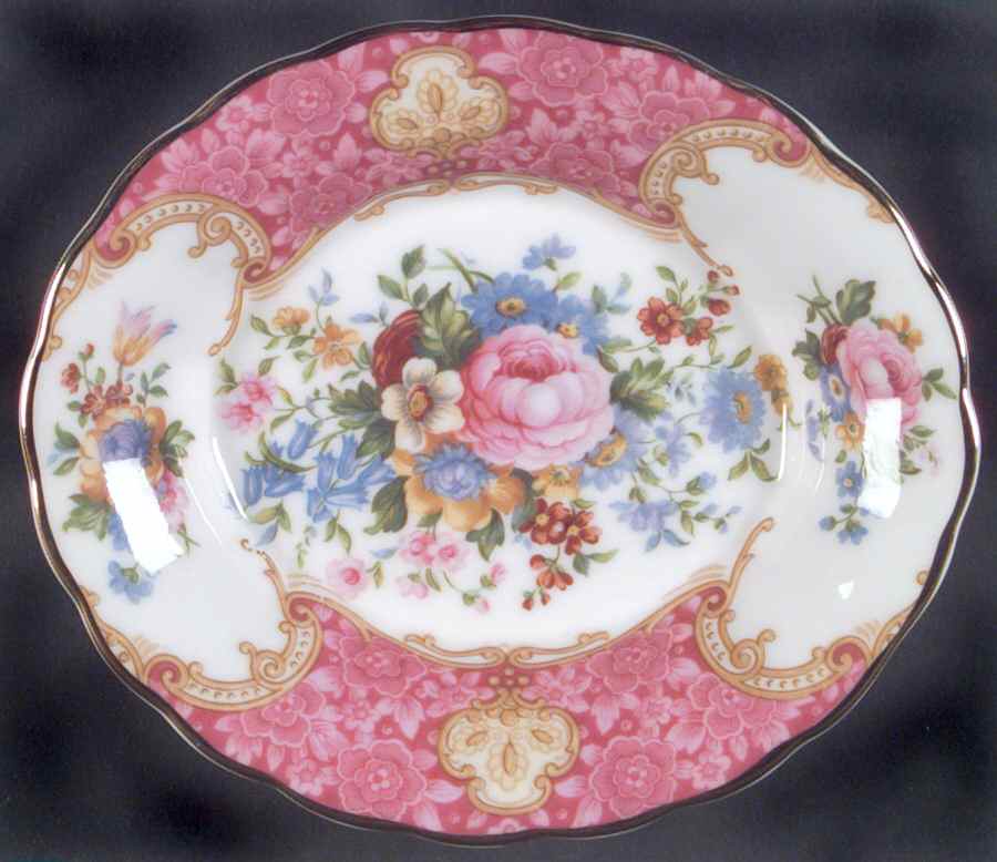 Lady Carlyle Oval Sweet Meat Dish by Royal Albert-1