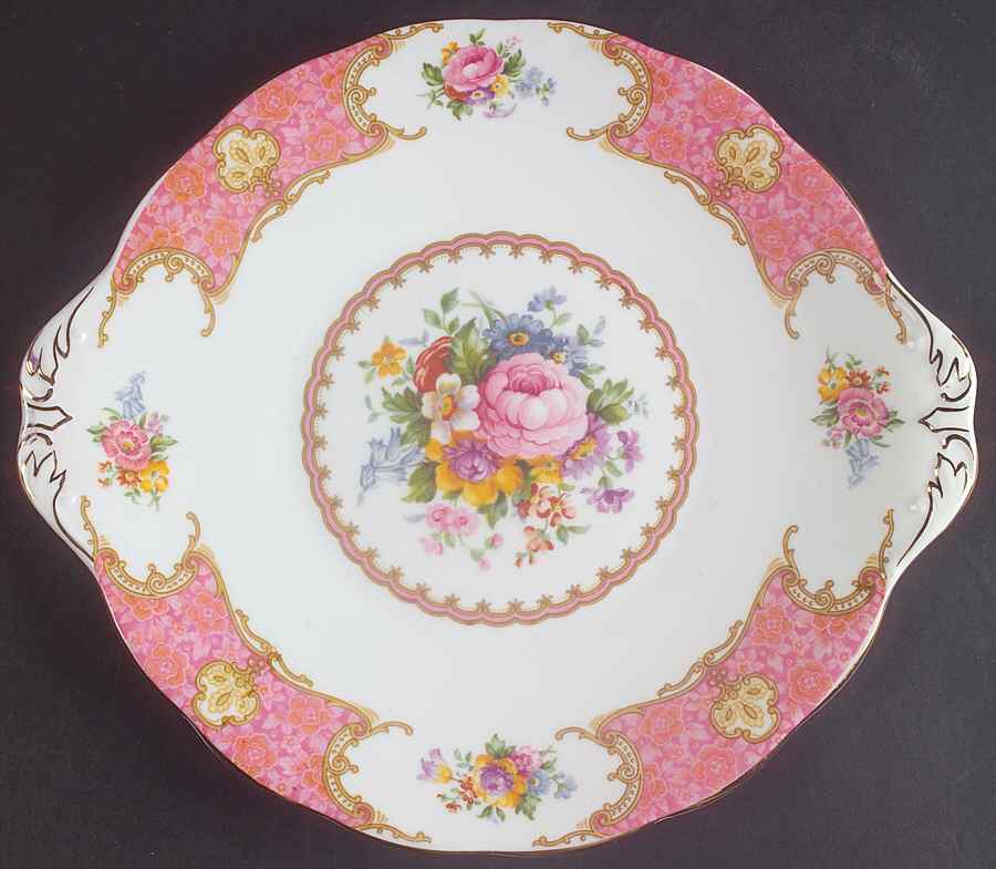 Lady Carlyle Handled Cake Plate by Royal Albert-1