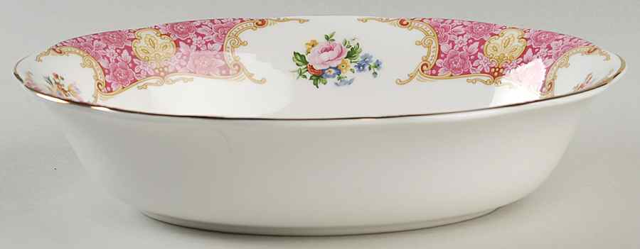 Lady Carlyle 9" Oval Vegetable Bowl by Royal Albert-1