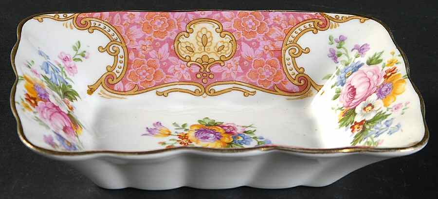 Lady Carlyle Rectangular Sweet Meat Dish by Royal Albert-1