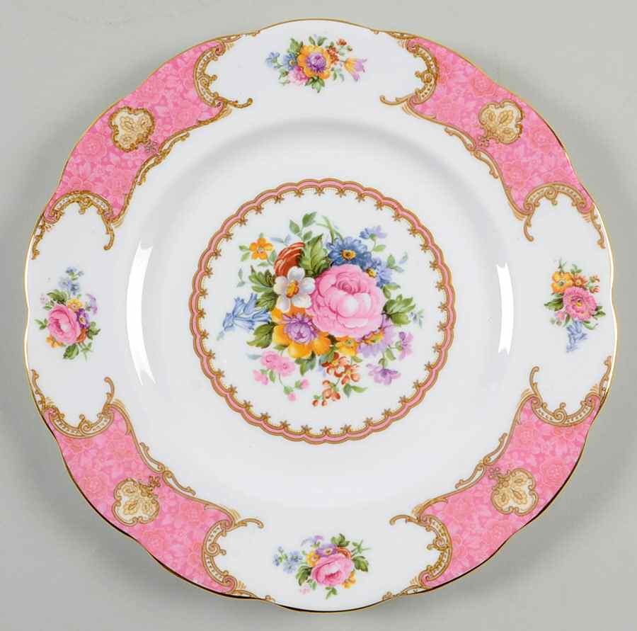 Lady Carlyle Luncheon Plate by Royal Albert-1