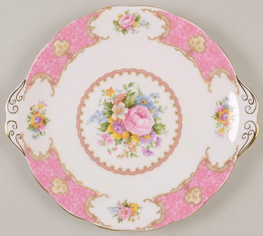 Lady Carlyle Handled Cake Plate by Royal Albert-1
