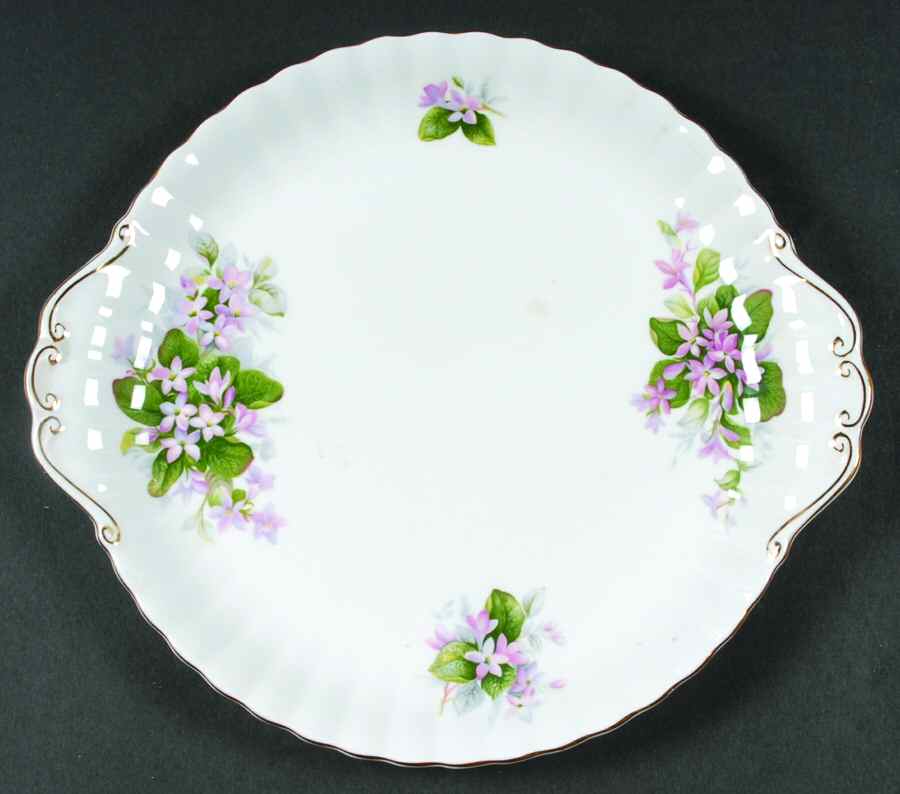 Lady Clare Handled Cake Plate by Royal Albert-1