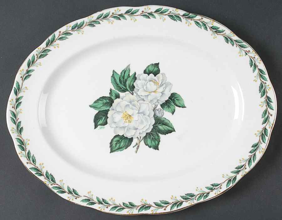 Lady Clare 12" Oval Serving Platter by Royal Albert-1