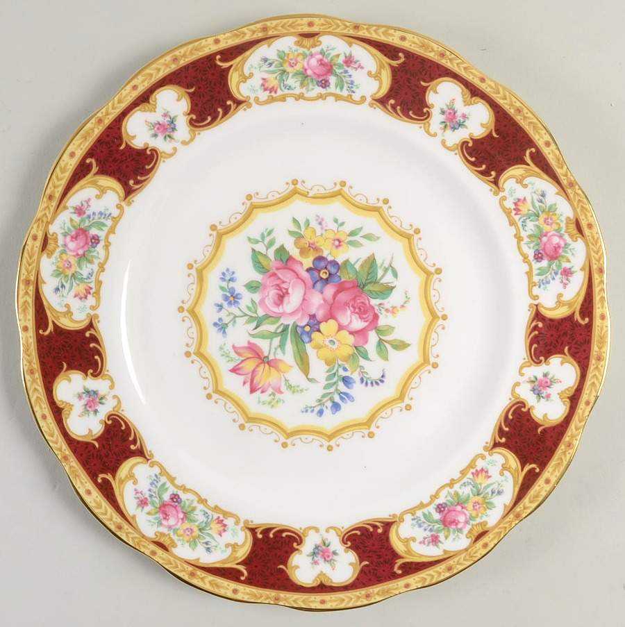 Lady Hamilton Dinner Plate by Royal Albert-1