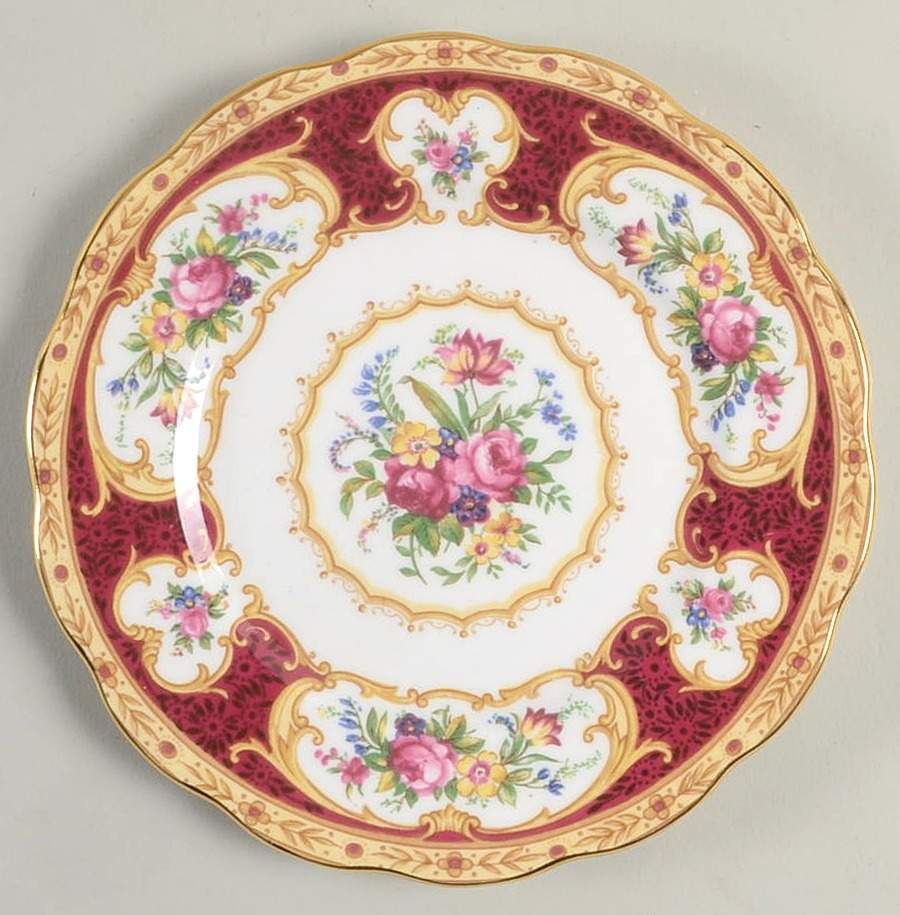 Lady Hamilton Bread & Butter Plate by Royal Albert-1