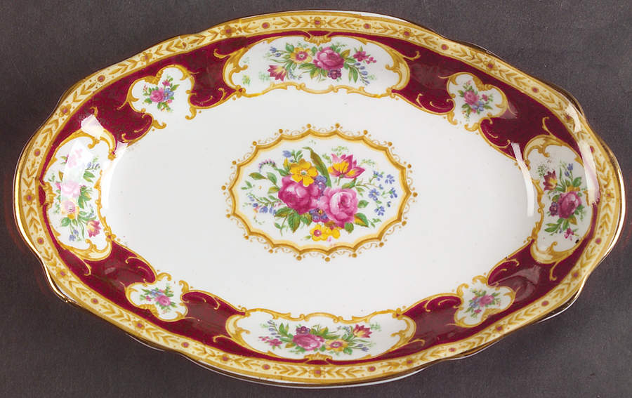 Lady Hamilton Tray for Mini Creamer & Open Sugar by Royal Albert-1