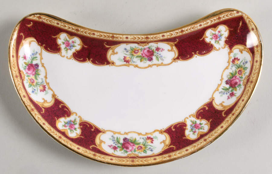Lady Hamilton Crescent Salad Plate by Royal Albert-1