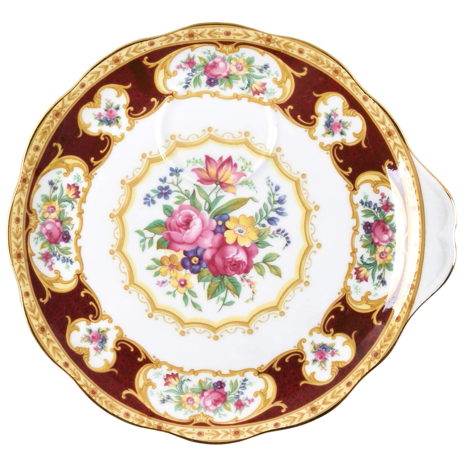 Lady Hamilton Snack Plate by Royal Albert-1