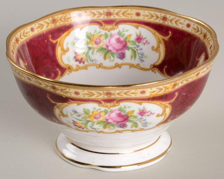 Lady Hamilton Open Sugar Bowl by Royal Albert-1
