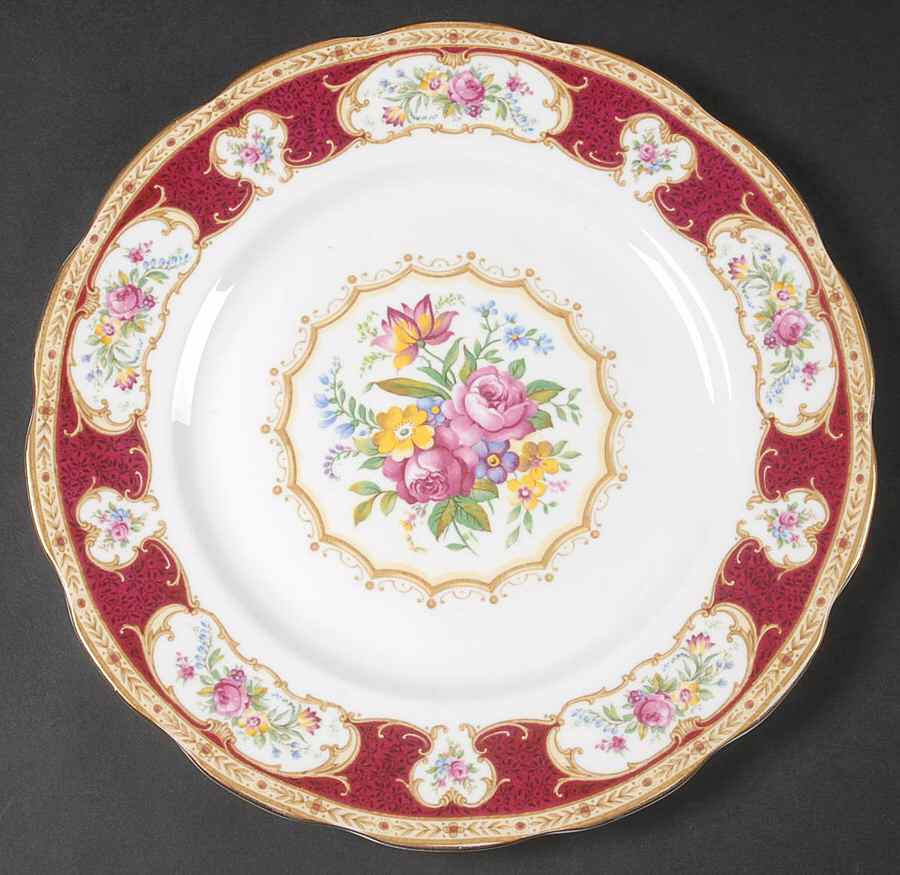 Lady Hamilton Dinner Plate by Royal Albert-1