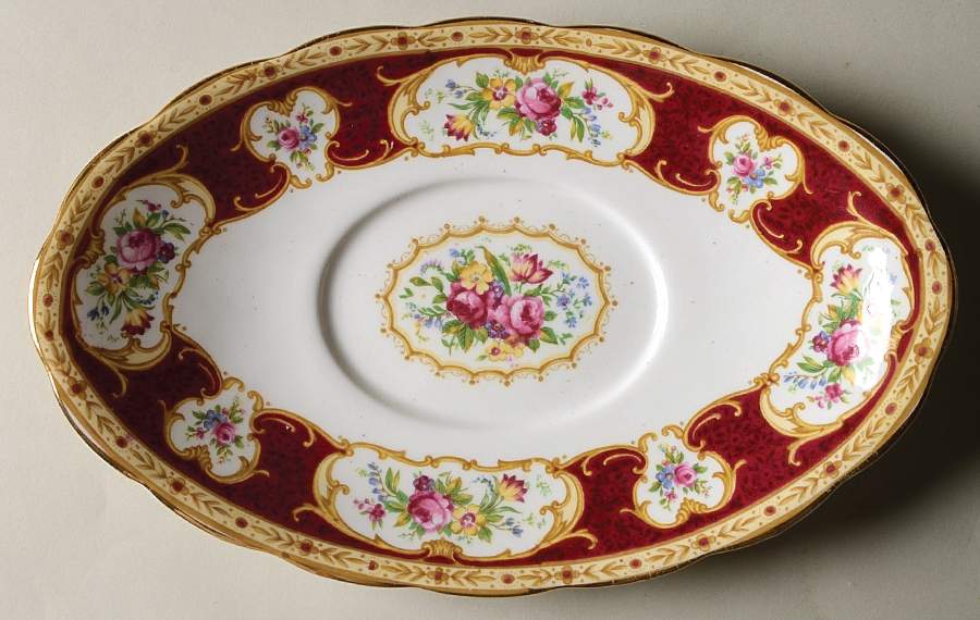 Lady Hamilton Underplate for Gravy Boat by Royal Albert-1