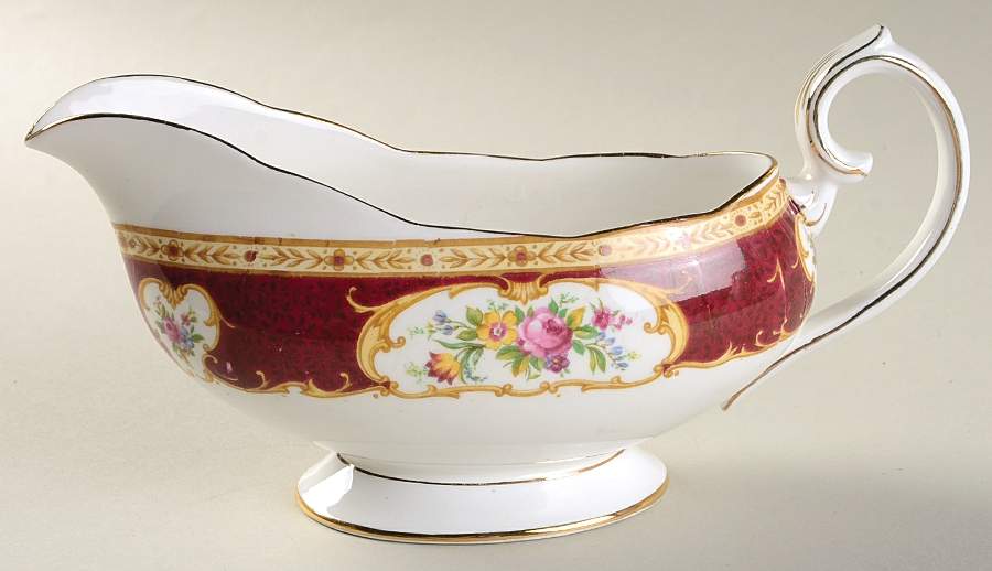 Lady Hamilton Gravy Boat by Royal Albert-1