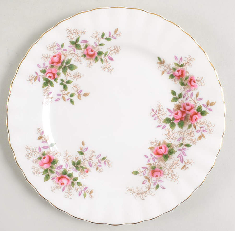 Lavender Rose Bread & Butter Plate by Royal Albert-1