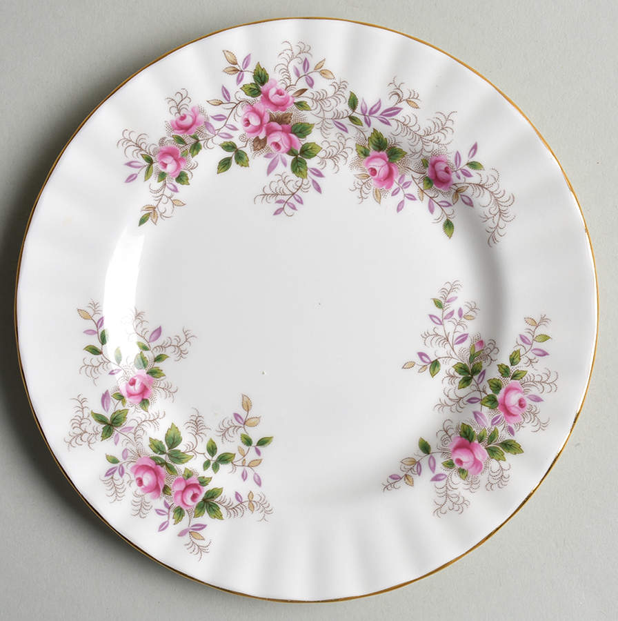 Lavender Rose Bread & Butter Plate by Royal Albert-1
