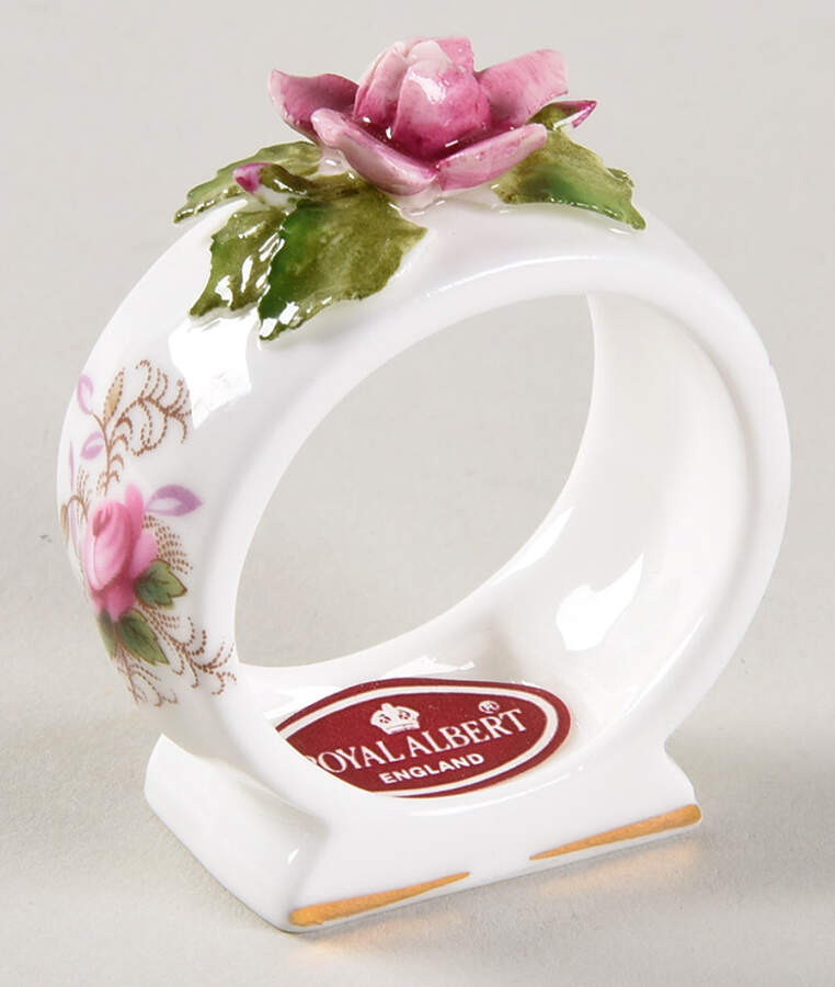 Lavender Rose Napkin Ring by Royal Albert-1